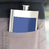 Super Vater Blue & Silver Minimalistisch - Vaterta Flachmann (Beispiel)