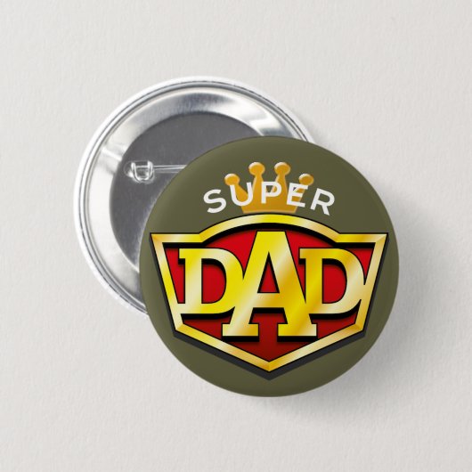 Super Vater Button (Vorne & Hinten)