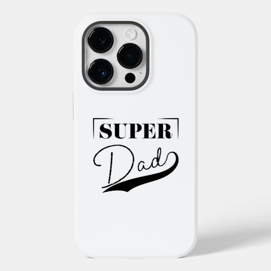 Super Vater Case-Mate iPhone Hülle (Rückseite)