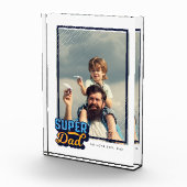 Super Vater Comic Book Foto Geschenk für Vater Kee (Rechts)