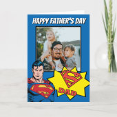 Super Vater Custom Foto Card Karte (Vorderseite)