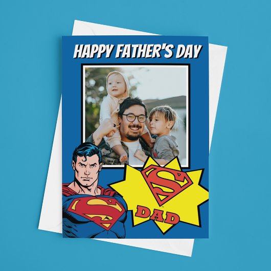 Super Vater Custom Foto Card Karte