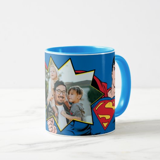 Super Vater Custom Foto Tasse (VorderseiteRechts)