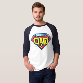 Super Vater - Der ultimative Hero Raglan T - Shirt