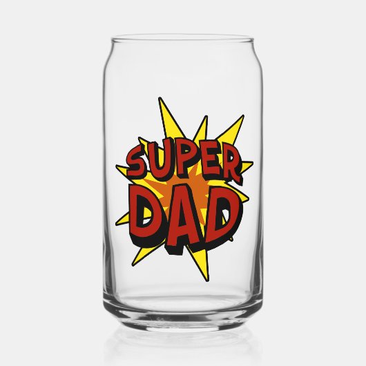 Super Vater Dosenglas (Vorderseite)