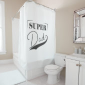 Super Vater Duschvorhang (Beispiel)
