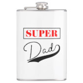 Super Vater Flachmann (Vorderseite)