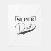 Super Vater Fleecedecke (Vorderseite)