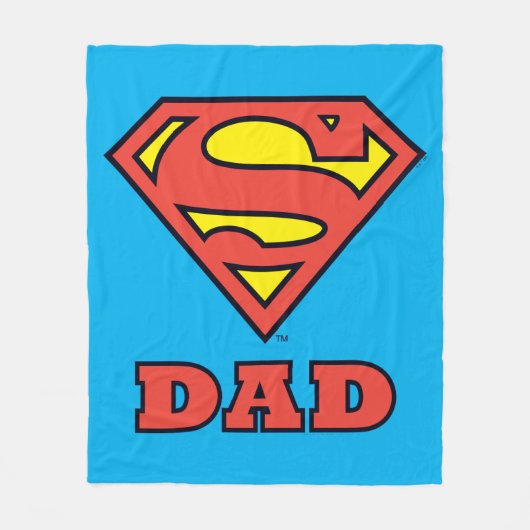 Super Vater Fleecedecke (Vorderseite)