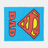 Super Vater Fleecedecke (Vorderseite (Horizontal))