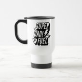 Super Vater Fuel Superhero Fun Comic Custom Monogr Reisebecher (Links)