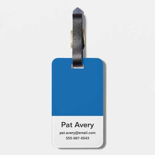 Super Vater Gepäckanhänger (Rückseite vertikal)