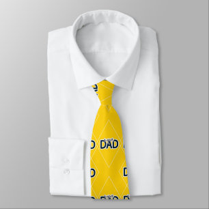 Super Vater Geschenk für Vater Gelb Krawatte