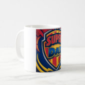 Super-Vater-Geschenk Kaffeetasse (Vorderseite Links)