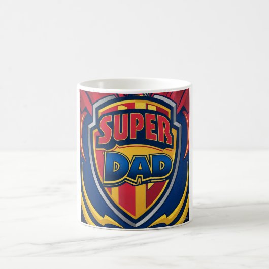 Super-Vater-Geschenk Kaffeetasse (Mittel)