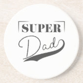 Super Vater Getränkeuntersetzer (Vorne)