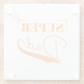 Super Vater Glasuntersetzer (Rückseite)