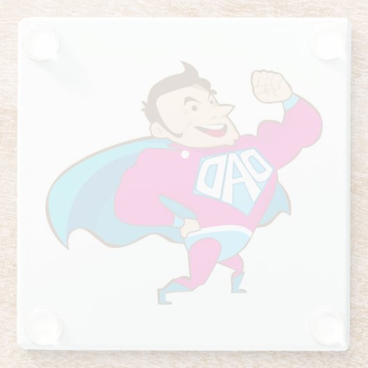 SUPER VATER GLASUNTERSETZER (Rückseite)