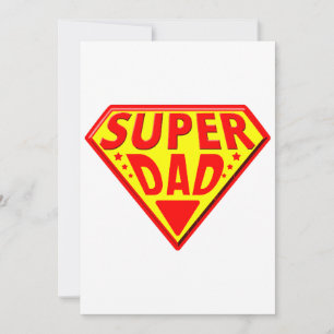 Super Vater - Glücklicher Tag der Väter Einladung