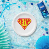 Super Vater - Glücklicher Tag der Väter Pappteller (Party)