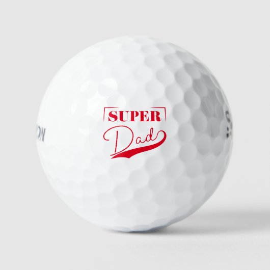 Super Vater Golfball (Vorderseite)