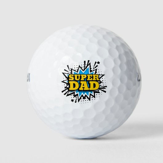 Super Vater Golfball (Vorderseite)
