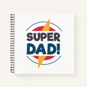 Super Vater Happy Vatertag   Notebook Notizblock