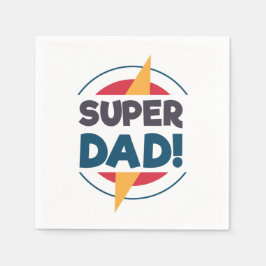 Super Vater Happy Vatertag | Serviette