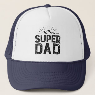 Super Vater Hat Vathers Day Truckerkappe