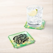 Super-Vater-Held-Typografie-Design-67888 Untersetzer (Vor Ort)