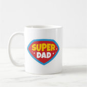 Super Vater Hero Shield Kaffeetasse (Links)