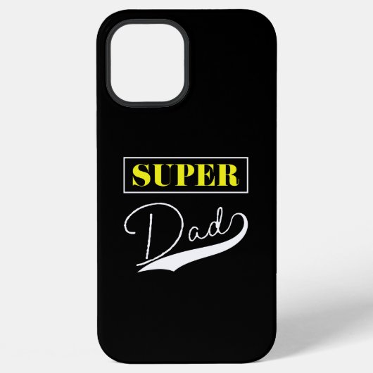 Super Vater iPhone Hülle (Rückseite)