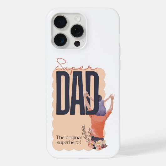 Super Vater iPhone Hülle (Rückseite)