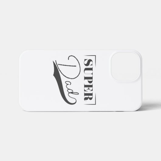 Super Vater iPhone Hülle (Rückseite (Horizontal))