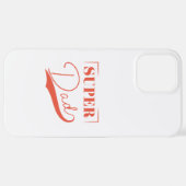 Super Vater iPhone Hülle (Hinten horizontal)