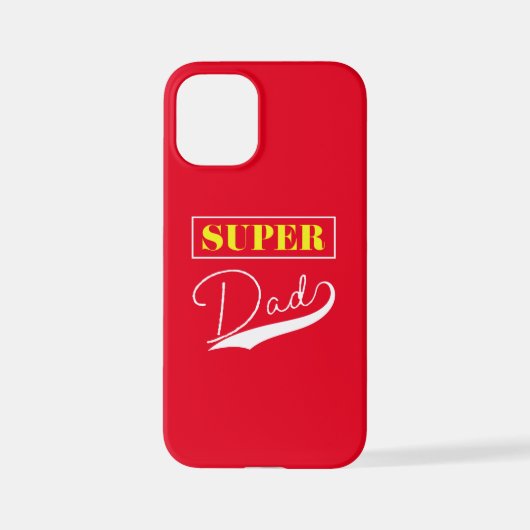 Super Vater iPhone Hülle (Rückseite)