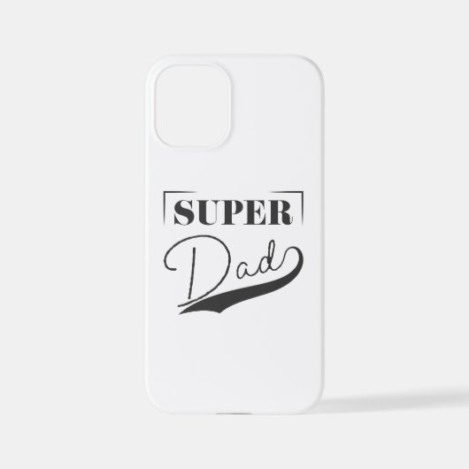 Super Vater iPhone Hülle (Rückseite)