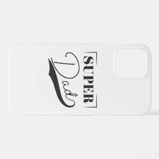 Super Vater iPhone Hülle (Rückseite (Horizontal))