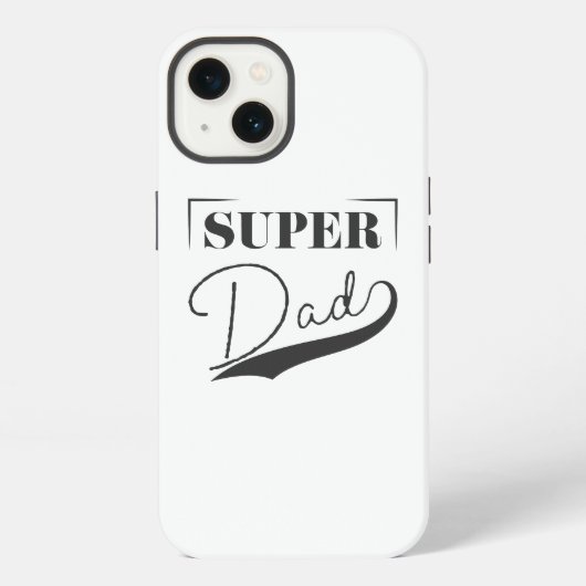 Super Vater iPhone Hülle (Rückseite)