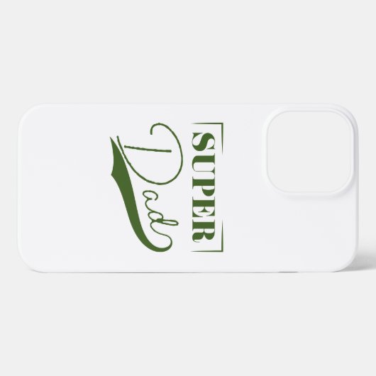 Super Vater iPhone Hülle (Rückseite (Horizontal))