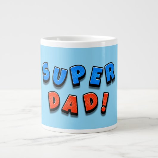 Super Vater Jumbo-Tasse (Vorderseite)