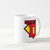 Super Vater 🦸 ‍ ♂️ 💪 Kaffeetasse (VorderseiteRechts)