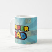 Super Vater Kaffeetasse (Vorderseite Links)