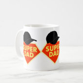 SUPER VATER KAFFEETASSE (Vorderseite Links)