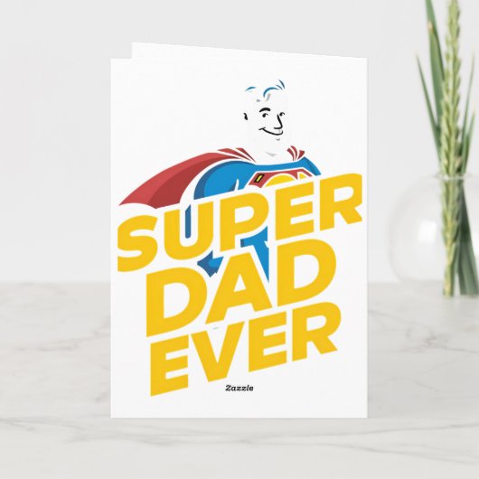 SUPER VATER KARTE (Rückseite)