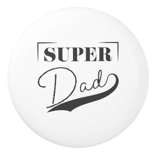 Super Vater Keramikknauf (Vorderseite)