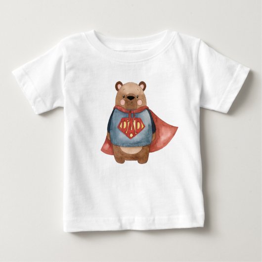 Super Vater Kids's Shirt Superhero Vatertag Gesche (Vorderseite)