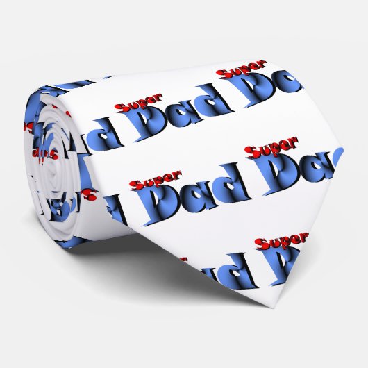 Super Vater Krawatte (Gerollt)