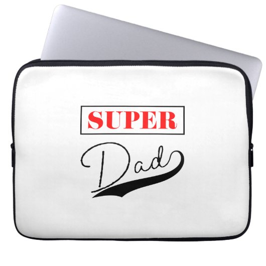 Super Vater Laptopschutzhülle (Vorderseite)
