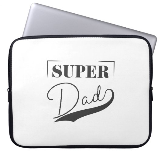 Super Vater Laptopschutzhülle (Vorderseite)